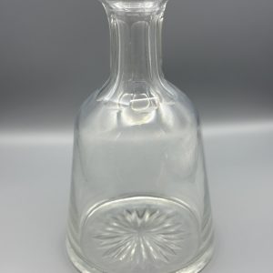 Starburst Cut Base Flared Neck Crystal Carafe