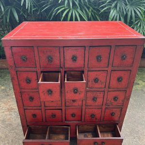 Antique 27 Drawer Chinese Medicine Cabinet