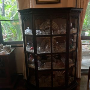 Antique Hand Carved Display Case