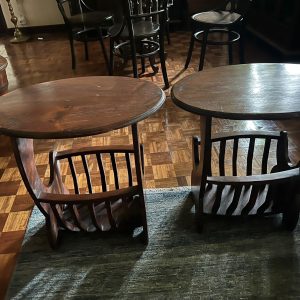 Antique Wooden Table Top Book Stands Sold as a pair