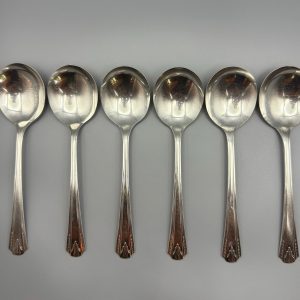 Silver Plated Soup Spoons Vernon Silver Plate